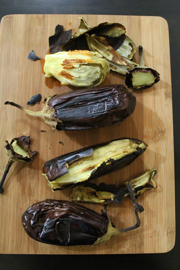 aubergine salad aka batenjen el rahib (monk aubergine) | marmite et ponpon