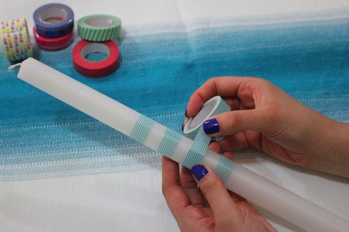 how to decorate the palm sunday candle – DIY – step by step