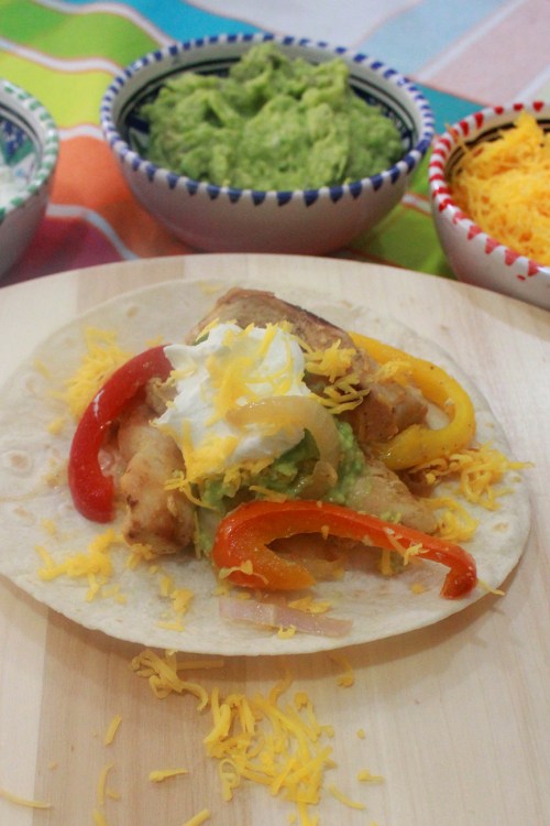 chicken fajitas