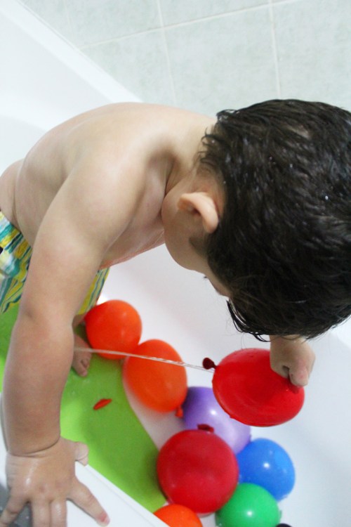 Water Balloons Sensory Play – Bath Time Fun!