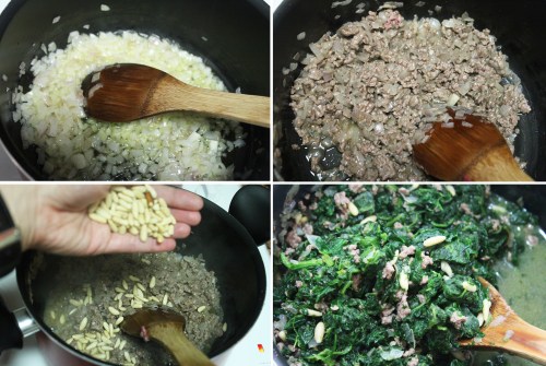 spinach with rice / sbenigh w riz