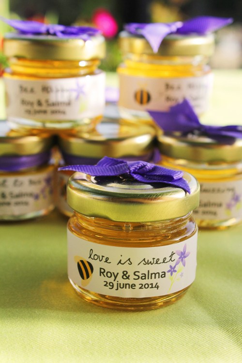 honey pots- wedding favor