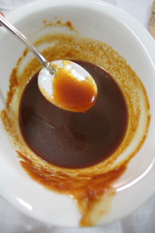 chocolate whiskey cake with caramel whiskey sauce