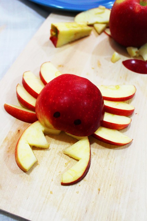 DIY crab apple snack for kids