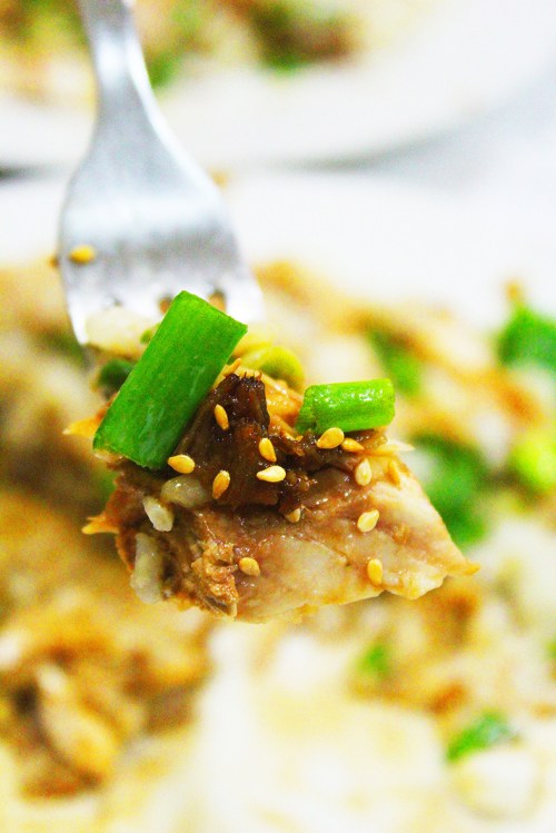 roast fish in sesame ginger marinade