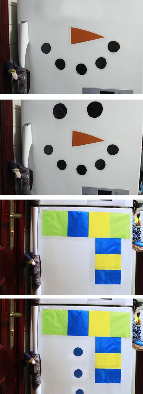 fridge snowman how to do