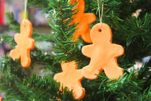 handmade ginger man ornament