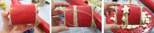 how to decorate toilet paper roll gift box