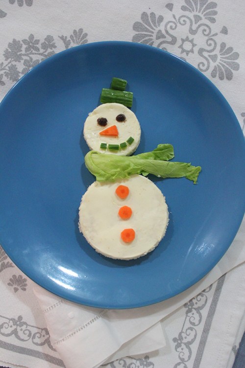 snowman breakfast