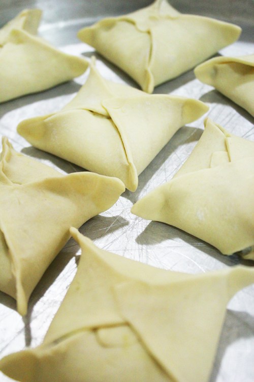 spinach fetta fatayer