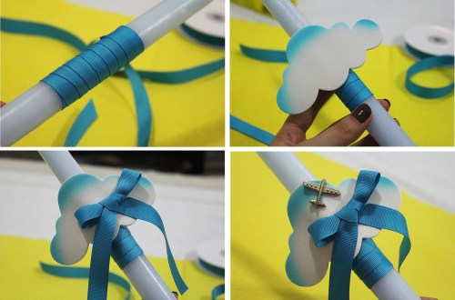 how to do plane palm sunday candle