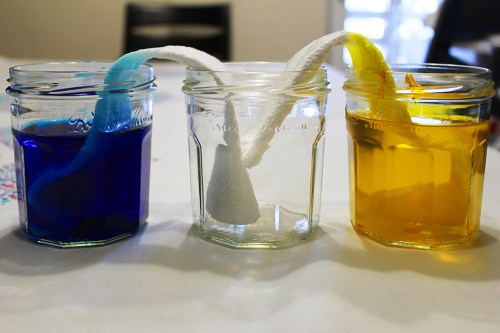 mixing colors experiment