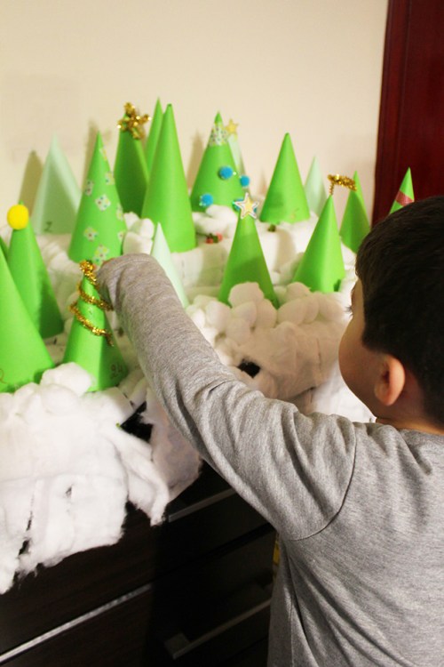 christmas tree advent calendar