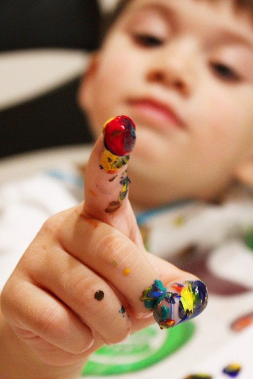 fingerprint art project