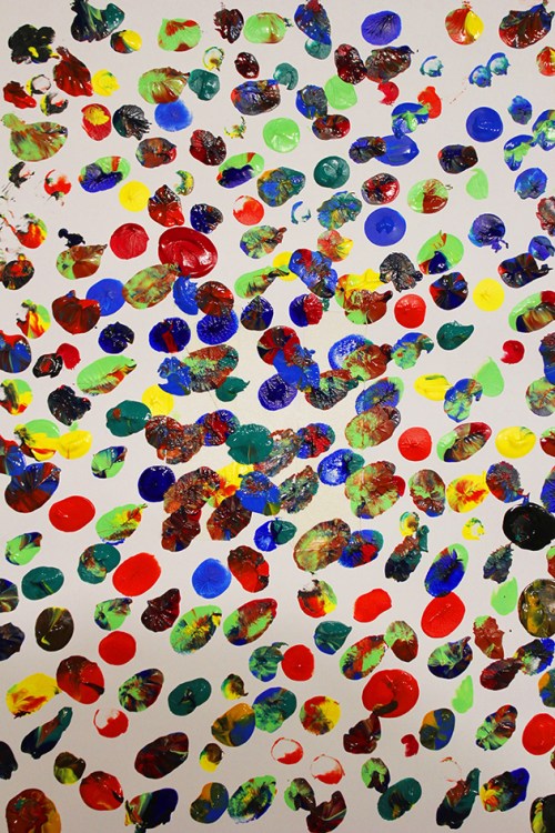 fingerprint art project