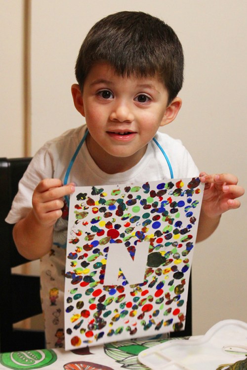 fingerprint art project