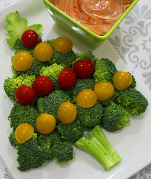 broccoli christmas tree appetizer