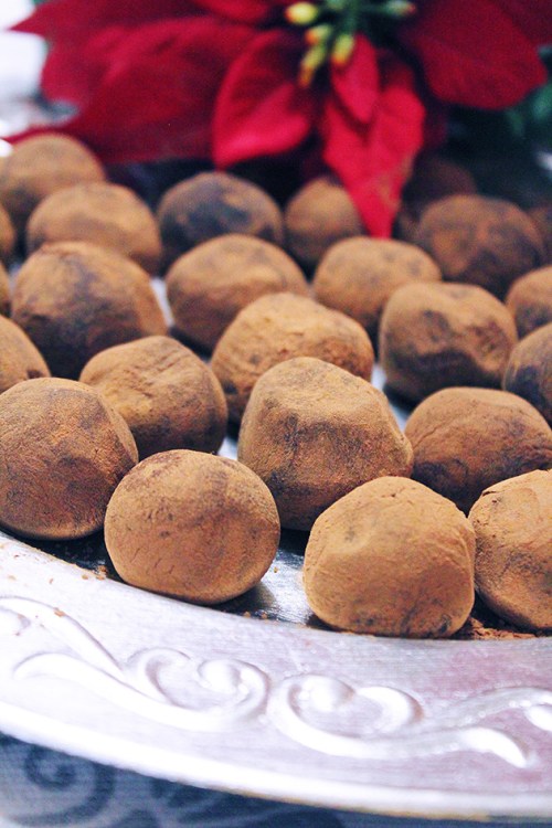 dark chocolate & whiskey truffle