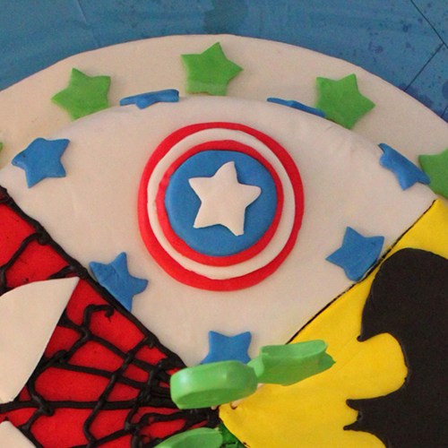 super hero cake tutorial