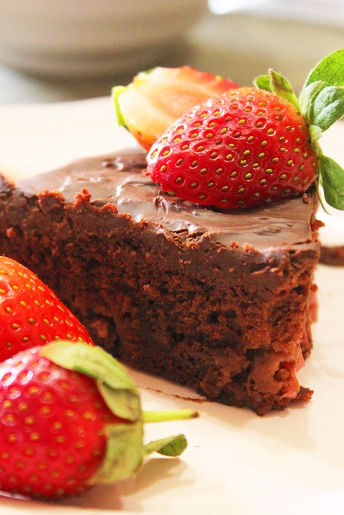 chocolate strawberry cake 9