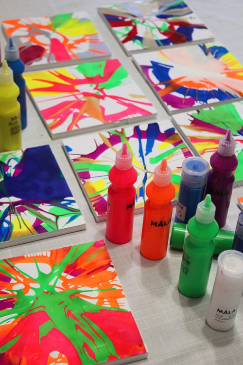 spin art celebrating spring |marmite et ponpon