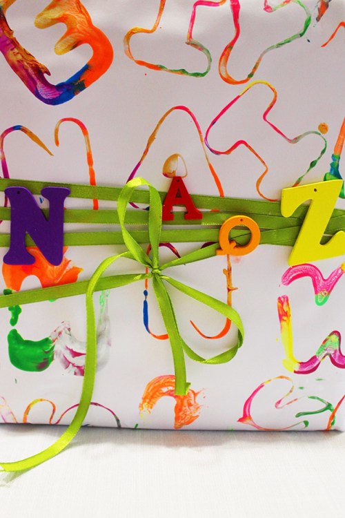 teache'rs day:wrapping paper DIY|marmite et ponpon