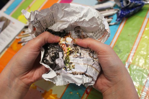 15-Magazine flowers & food jar vase - recycling craft|marmite et ponpon