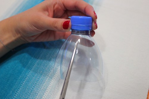 2-plastic bottle candle holder recycling craft|marmite et ponpon