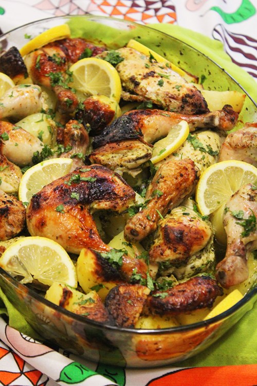 coriander and garlic roasted chicken | marmite et ponpon