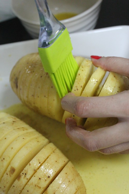 hasselback potato |marmite et ponpon