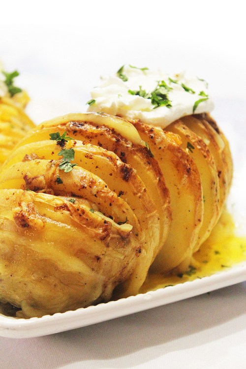 Hasselback potato | marmite et ponpon