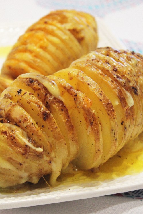 hasselback potatoes| marmite et ponpon