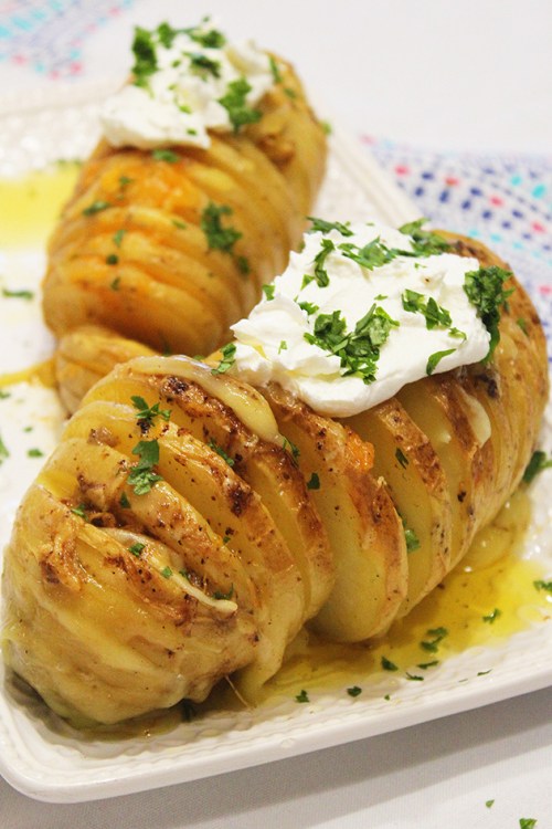 hasselback potatoes |marmite et ponpon