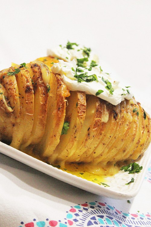Hasselback potatoes| marmite et ponpon