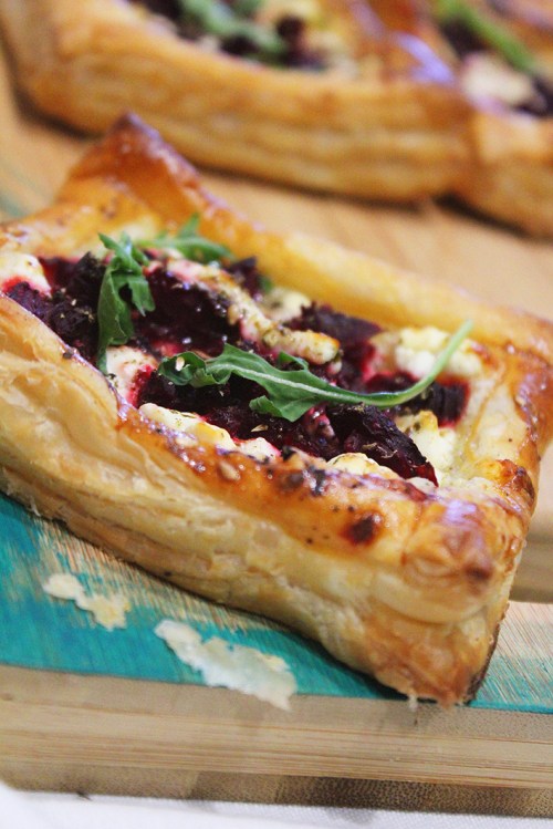 beetroot feta tart |marmite et ponpon